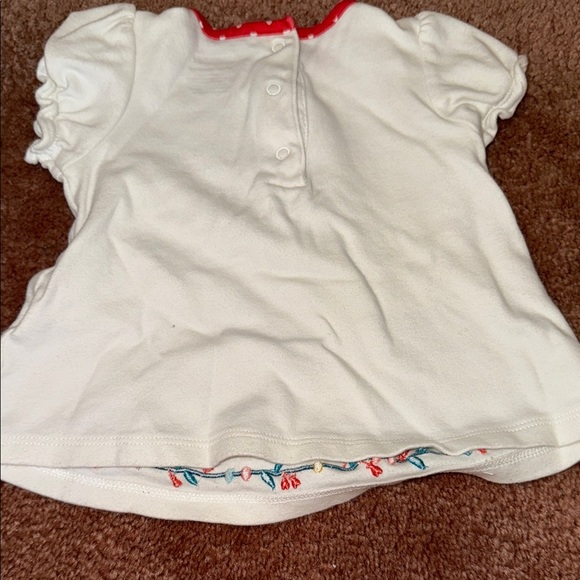 Gymboree White Blouse with Red and Blue Details - Picture 3 of 3